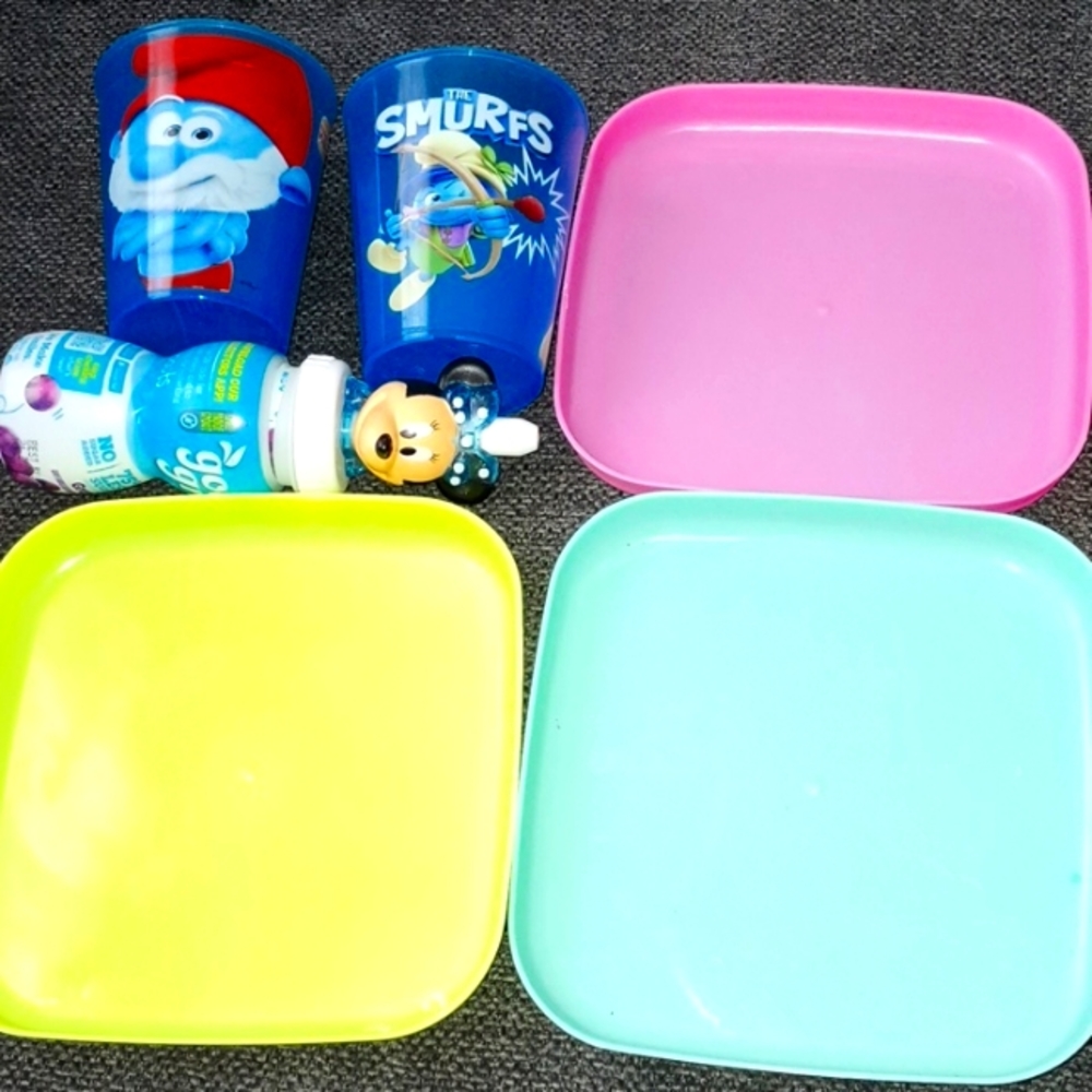 Kids drink and plate bundle